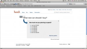Hunch Car Question