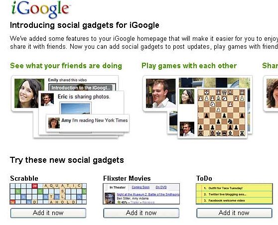 iGoogle Social